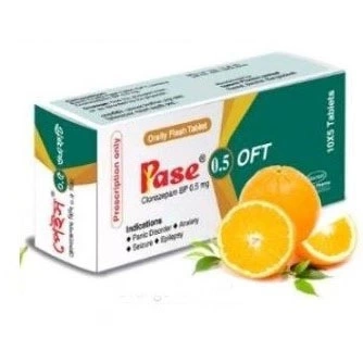 Pack Image: Pase OFT 0.5 mg Flash Tablet (5 x 10)