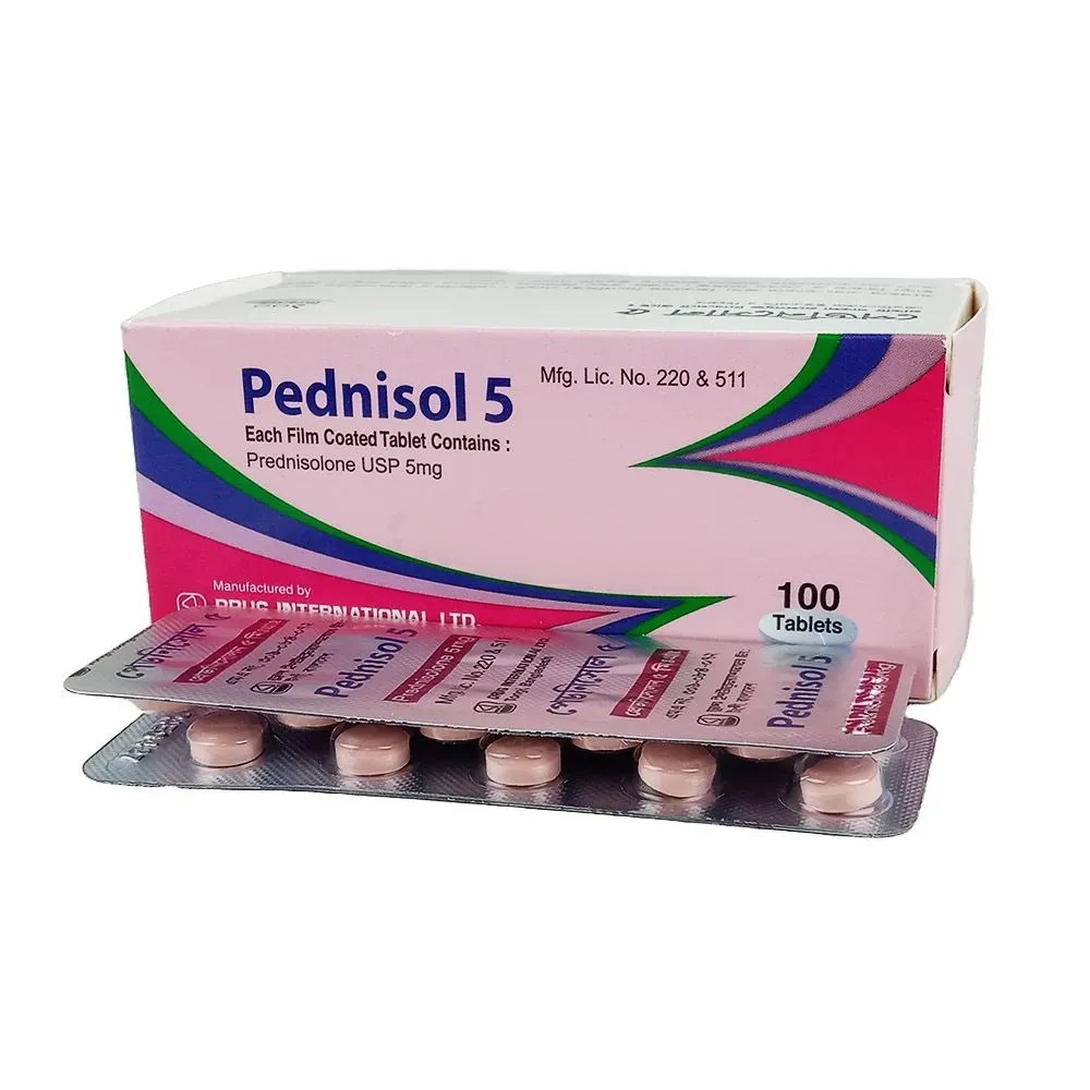 Pack Image: Pednisol 5 mg Tablet (10 x 10)