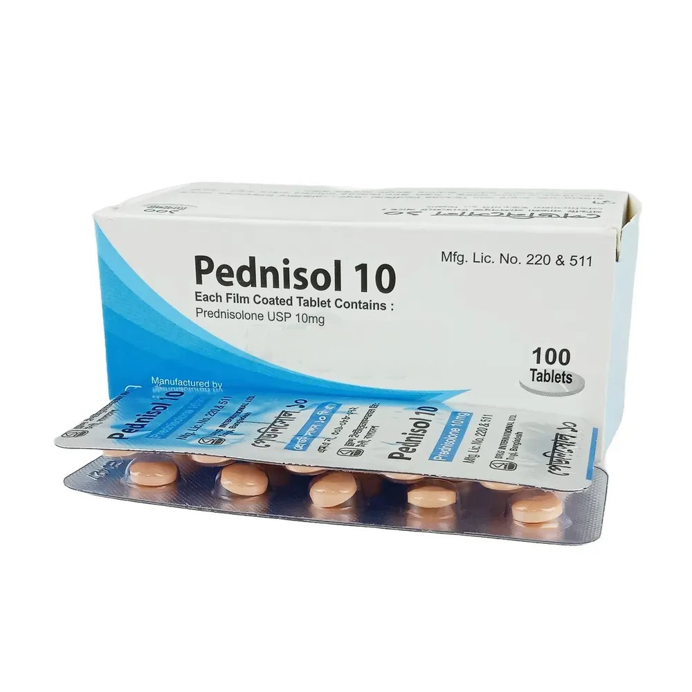 Pack Image: Pednisol 10 mg Tablet (10 x 10)
