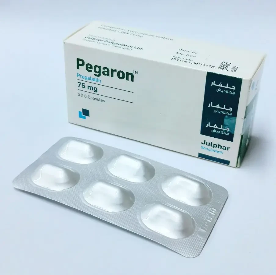 Pack Image: Pegaron 75 mg Capsule (5 x 6)