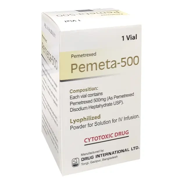 Pack Image: Pemeta 100 mg Injection (100 mg vial)