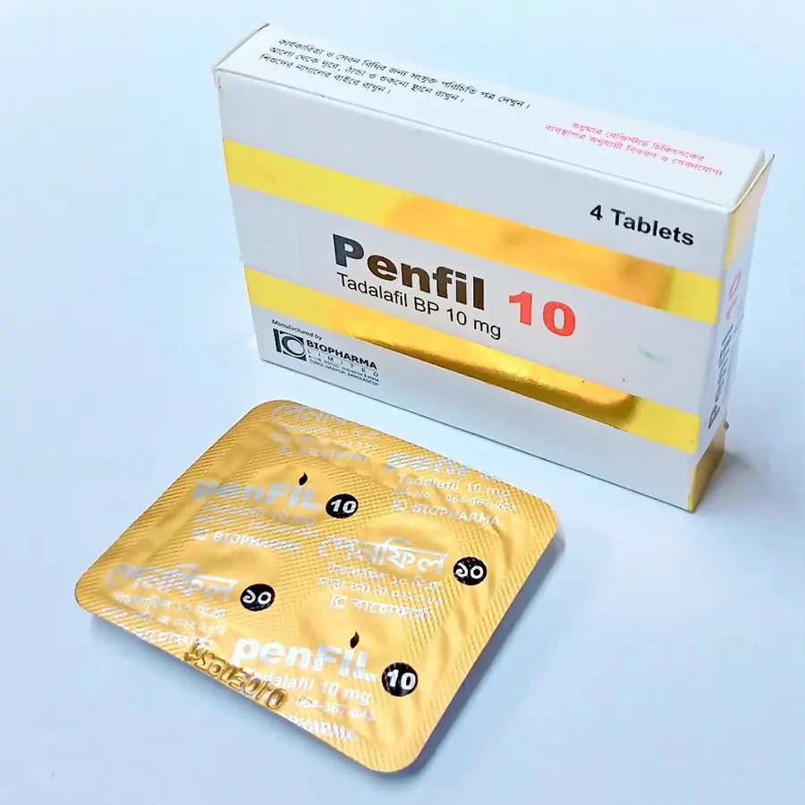 Pack Image: Penfil 10 mg Tablet (1 x 4)