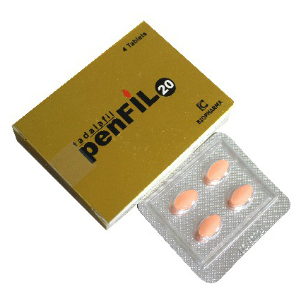 Pack Image: Penfil 20 mg Tablet (1 x 4)