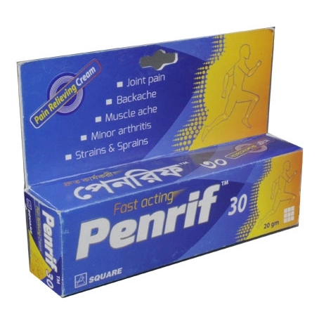 Pack Image: Penrif 30% 8% Cream (20 gm tube)