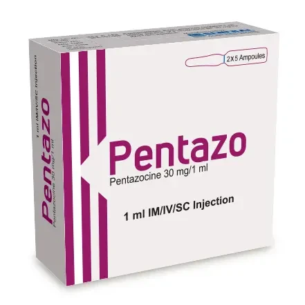 Pack Image: Pentazo 30 mg Injection (1 ml ampoule)