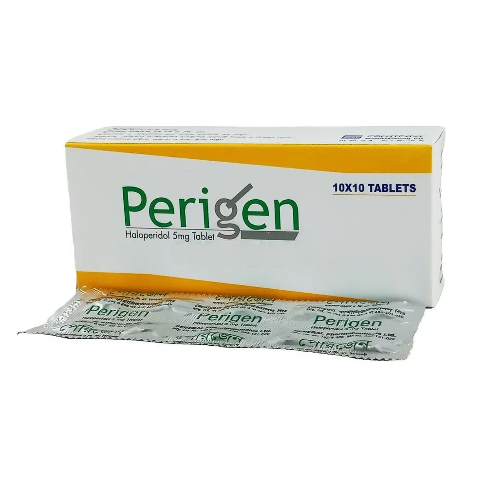 Pack Image: Perigen 5 mg Tablet (10 x 10)