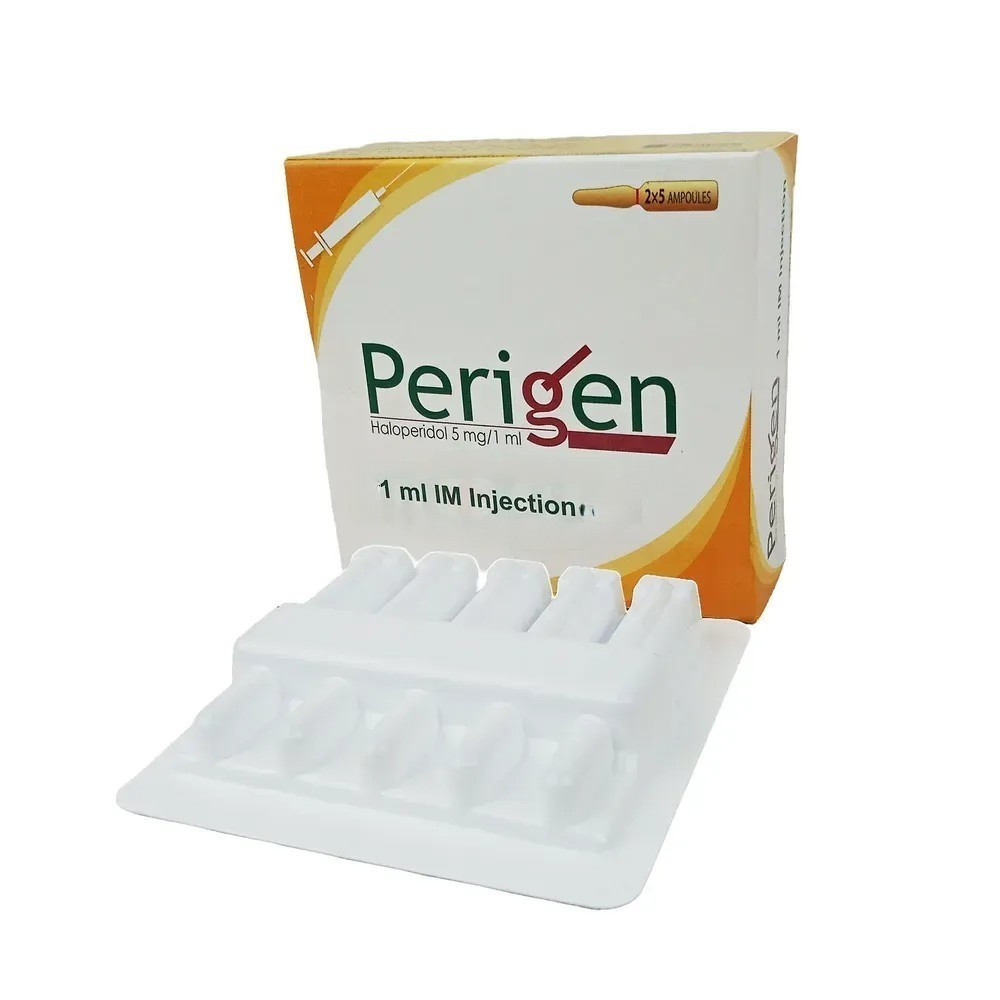 Pack Image: Perigen 5 mg Injection (1 ml ampoule)