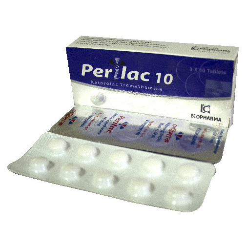 Pack Image: Perilac 10 mg Tablet (3 x 10)