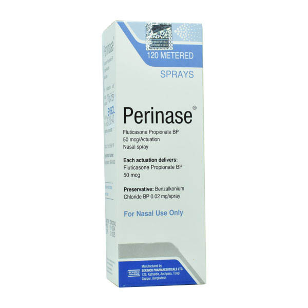 Pack Image: Perinase 50 mcg Nasal Spray (120 metered sprays)