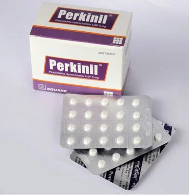 Pack Image: Perkinil 5 mg Tablet (10 x 20)