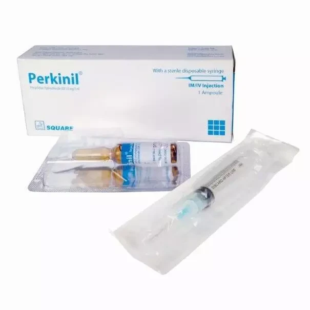 Pack Image: Perkinil 10 mg Injection (2 ml ampoule)