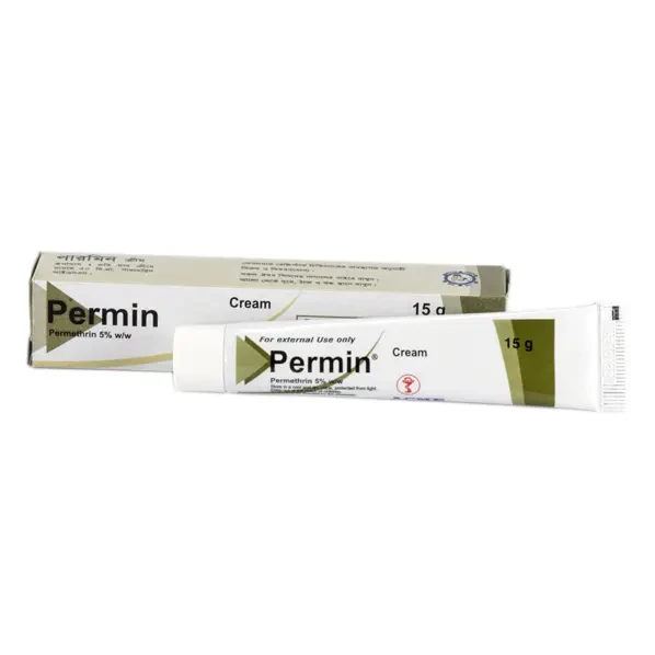 Pack Image: Permin 5% w Cream (15 gm tube)