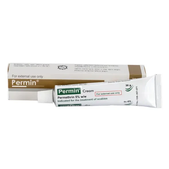 Pack Image: Permin 5% w Cream (30 gm tube)