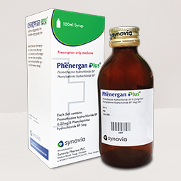 Pack Image: Phenergan Plus (5 mg Syrup (100 ml bottle)