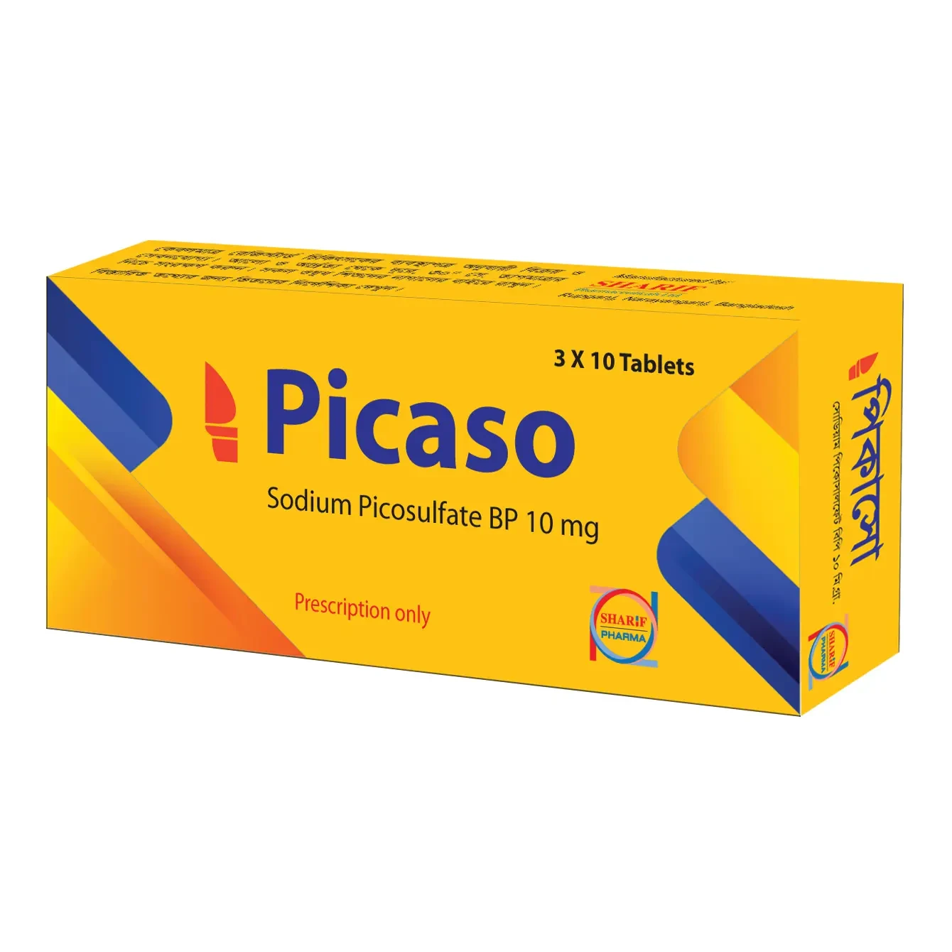 Pack Image: Picaso 10 mg Tablet (3 x 10)
