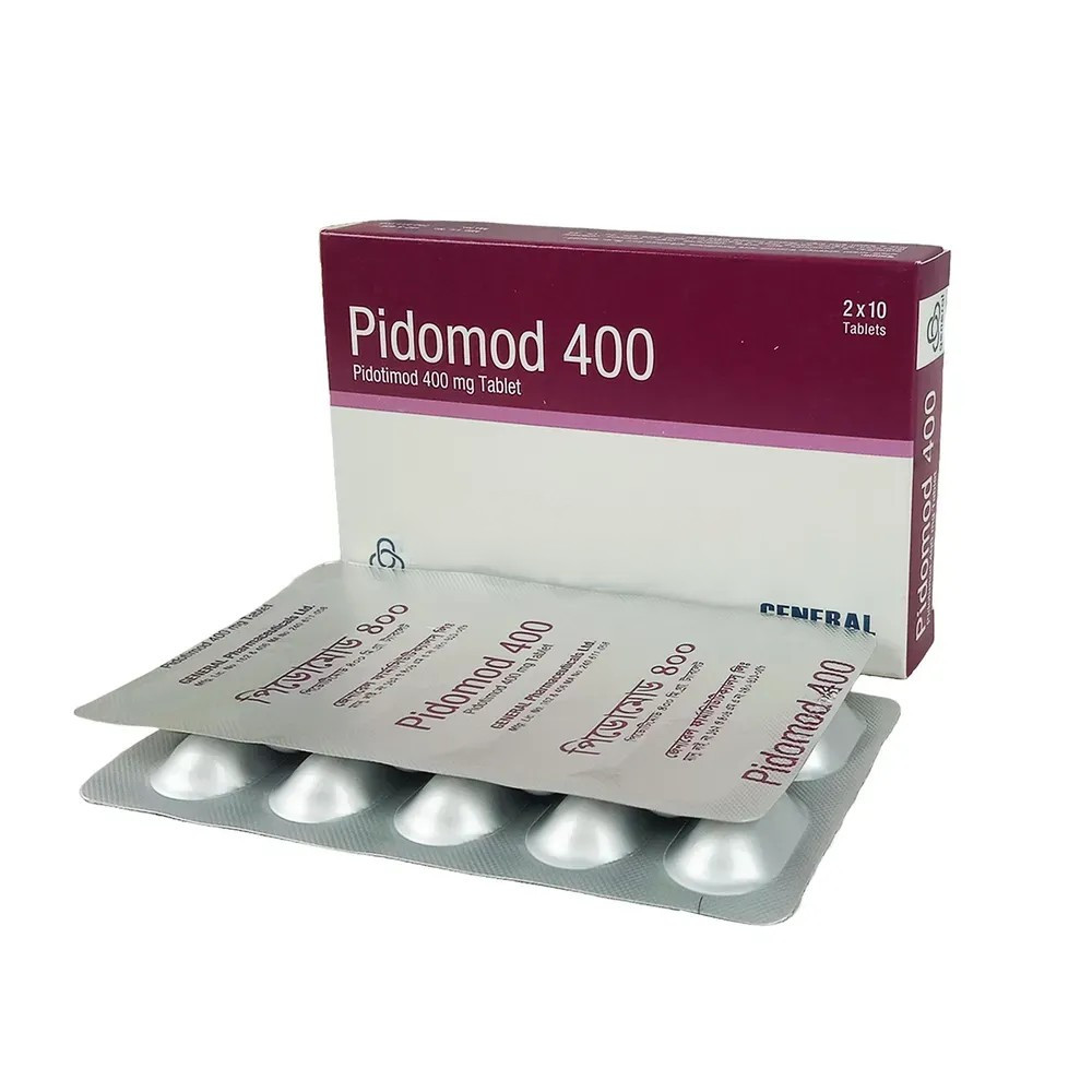 Pack Image: Pidomod 400 mg Tablet (2 x 10)