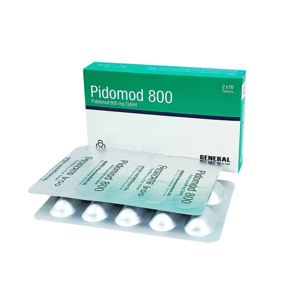 Pack Image: Pidomod 800 mg Tablet (2 x 10)