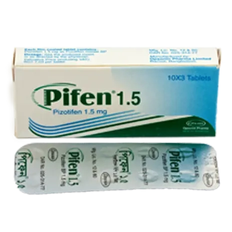 Pack Image: Pifen 1.5 mg Tablet (3 x 10)