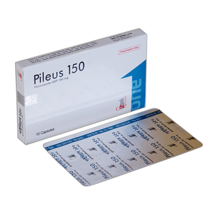 Pack Image: Pileus 150 mg Capsule (1 x 10)