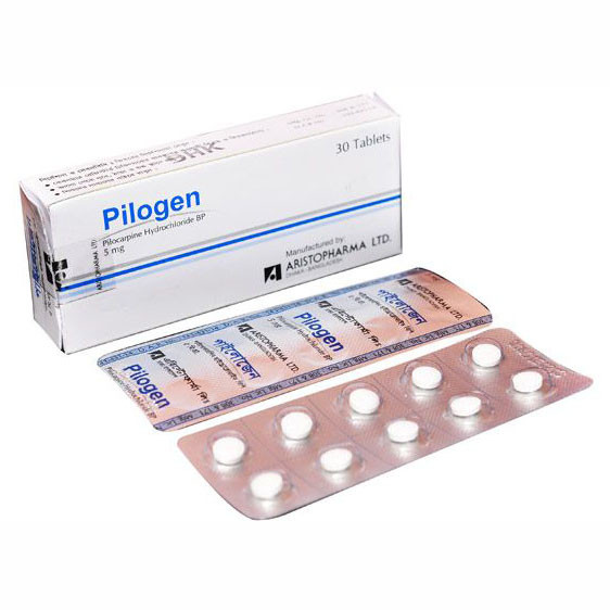Pack Image: Pilogen 5 mg Tablet (3 x 10)