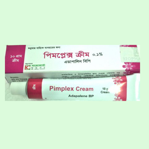Pack Image: Pimplex 0.1% Cream (10 gm tube)