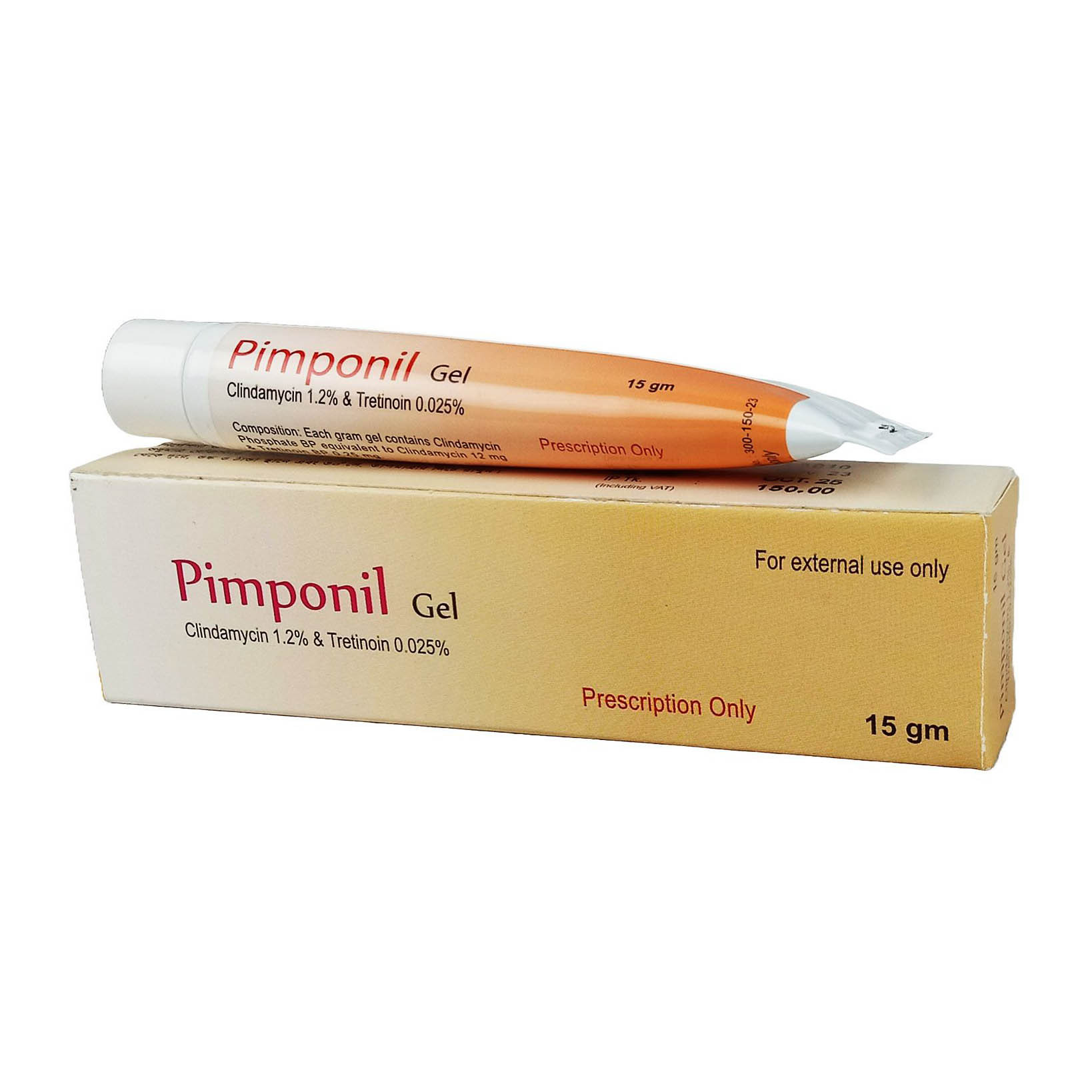 Pack Image: Pimponil 1.2% 0.025% Topical Gel (15 gm tube)