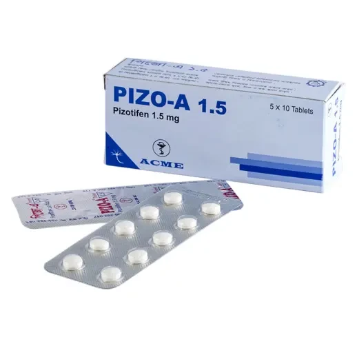 Pack Image: Pizo-A 1.5 mg Tablet (5 x 10)