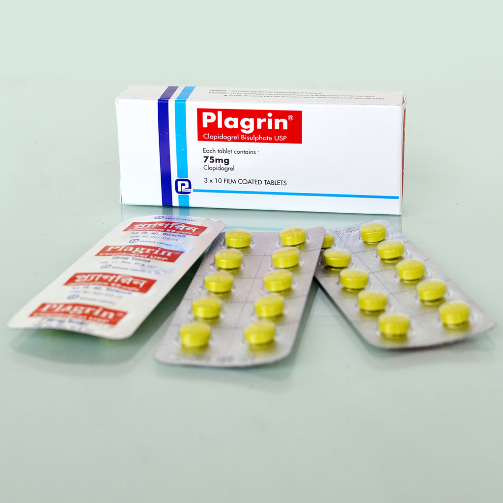 Pack Image: Plagrin 75 mg Tablet (3 x 10)