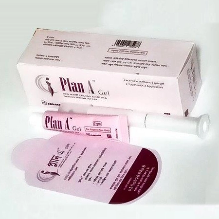 Pack Image: Plan A 1.8% 1% Vaginal Gel (2 tubes (5 gm each))