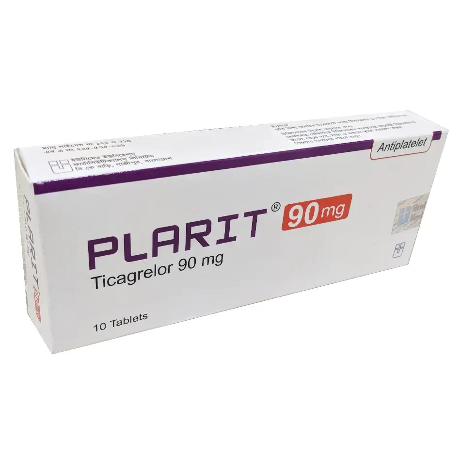 Pack Image: Plarit 90 mg Tablet (1 x 10)