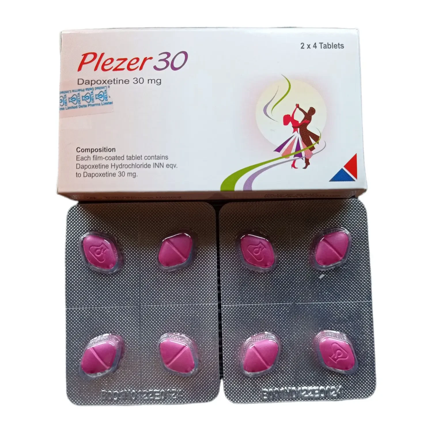 Pack Image: Plezer 30 mg Tablet (2 x 4)