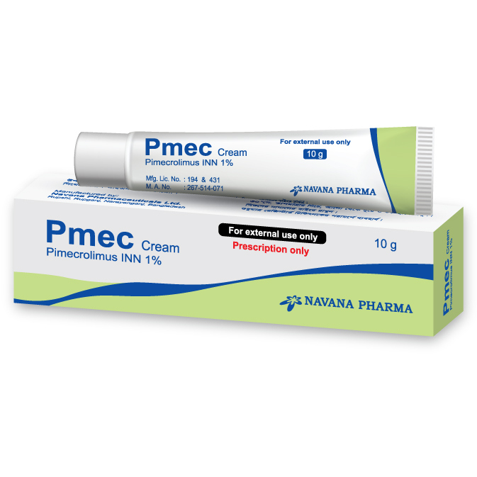 Pack Image: Pmec 1% Cream (10 gm tube)