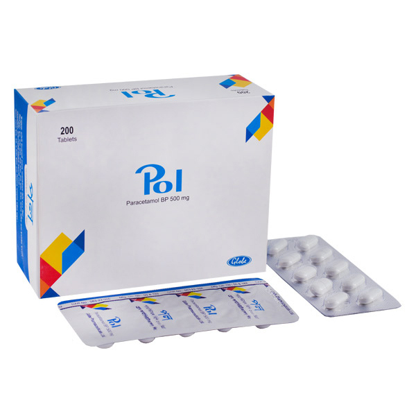 Pack Image: Pol 500 mg Tablet (20 x 10)