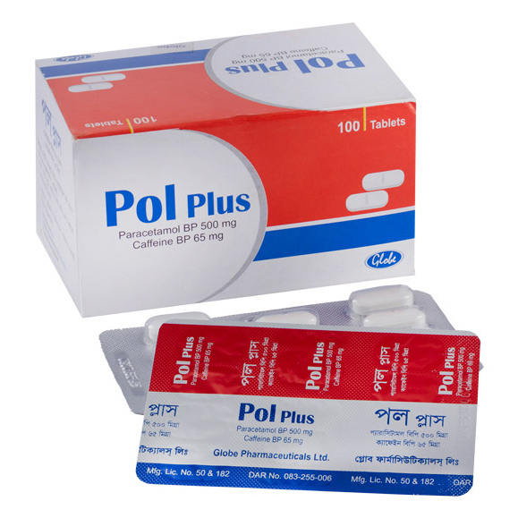 Pack Image: Pol Plus 500 mg Tablet (10 x 10)