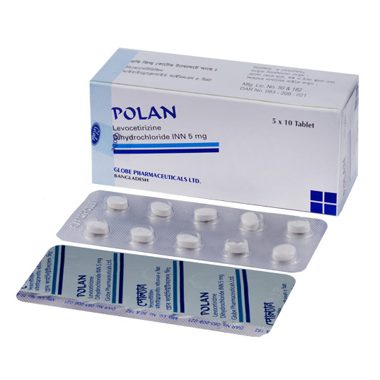 Pack Image: Polan 5 mg Tablet (5 x 10)