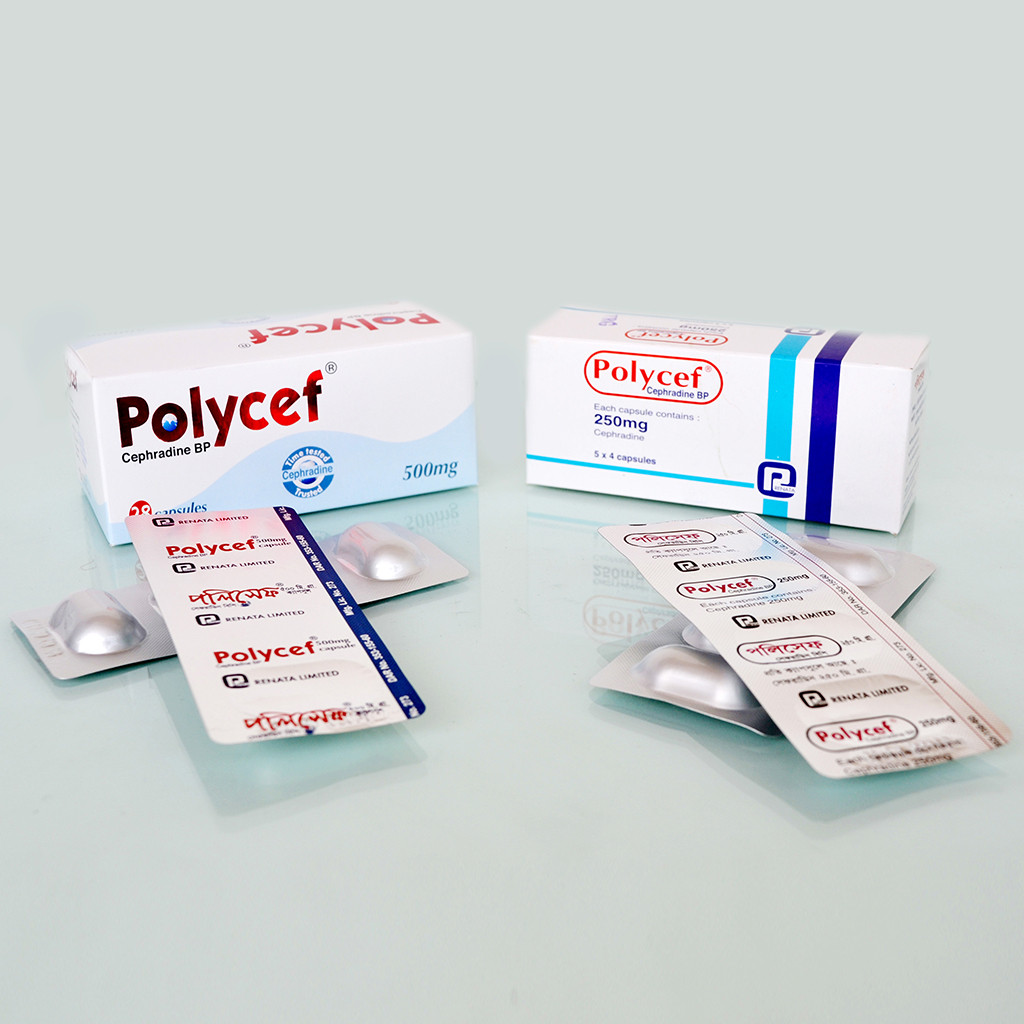 Pack Image: Polycef 250 mg Capsule (5 x 4)