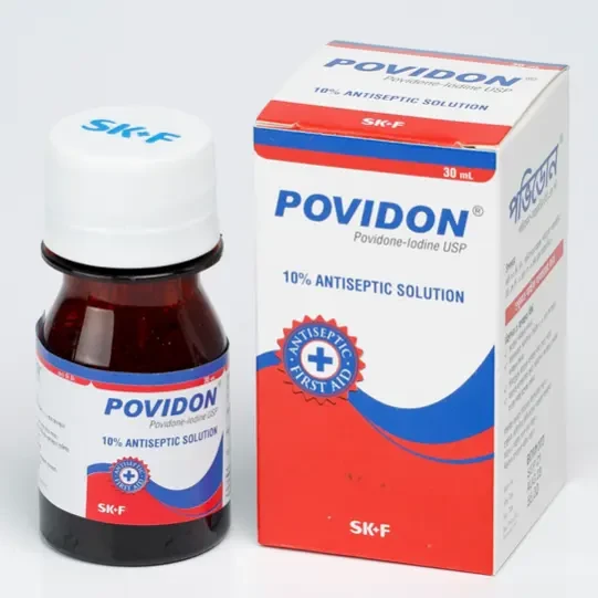 Pack Image: Povidon 10% w Solution (30 ml bottle)