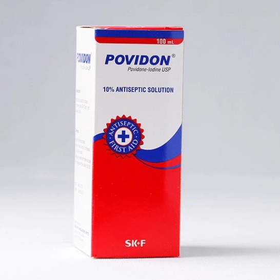 Pack Image: Povidon 10% w Solution (100 ml bottle)