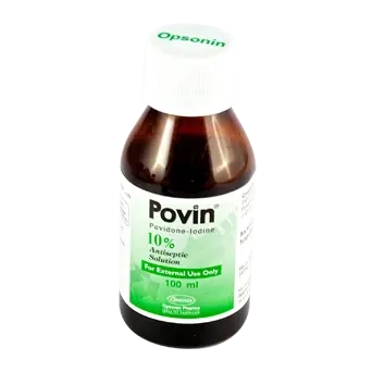 Pack Image: Povin 10% w Solution (100 ml bottle)