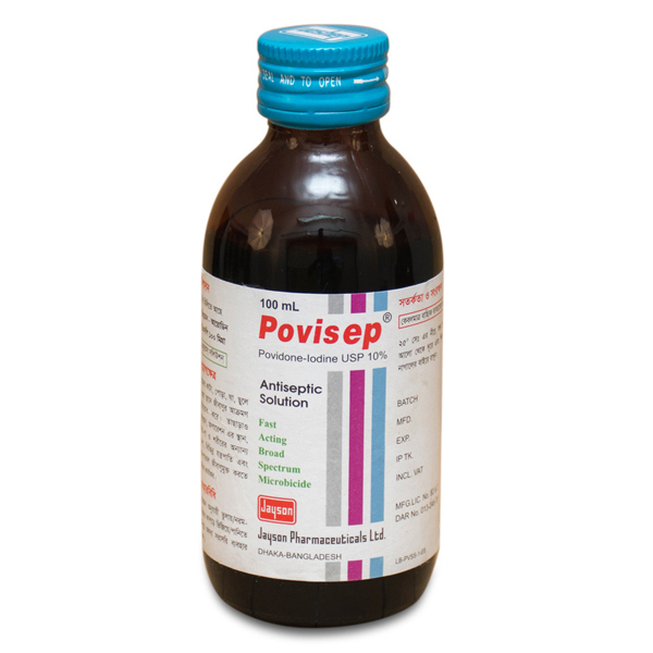 Pack Image: Povisep 10% w Solution (30 ml bottle)
