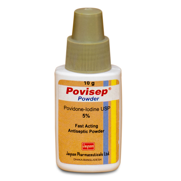 Pack Image: Povisep 5% w Powder (10 gm pack)