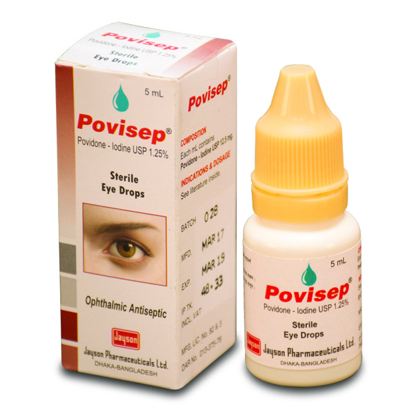 Pack Image: Povisep 1.25% v Eye Drop (5 ml drop)