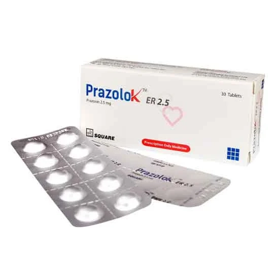 Pack Image: Prazolok ER 2.5 mg Tablet (3 x 10)