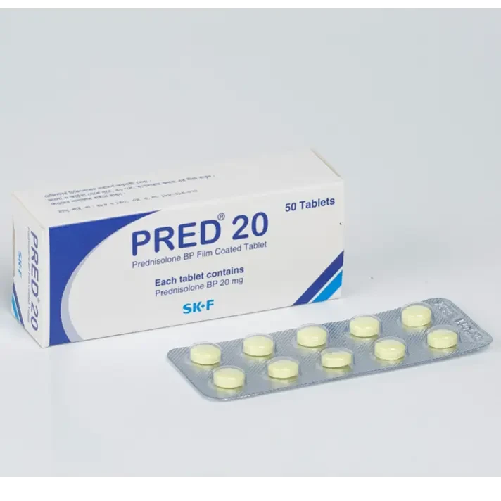 Pack Image: Pred 20 mg Tablet (5 x 10)