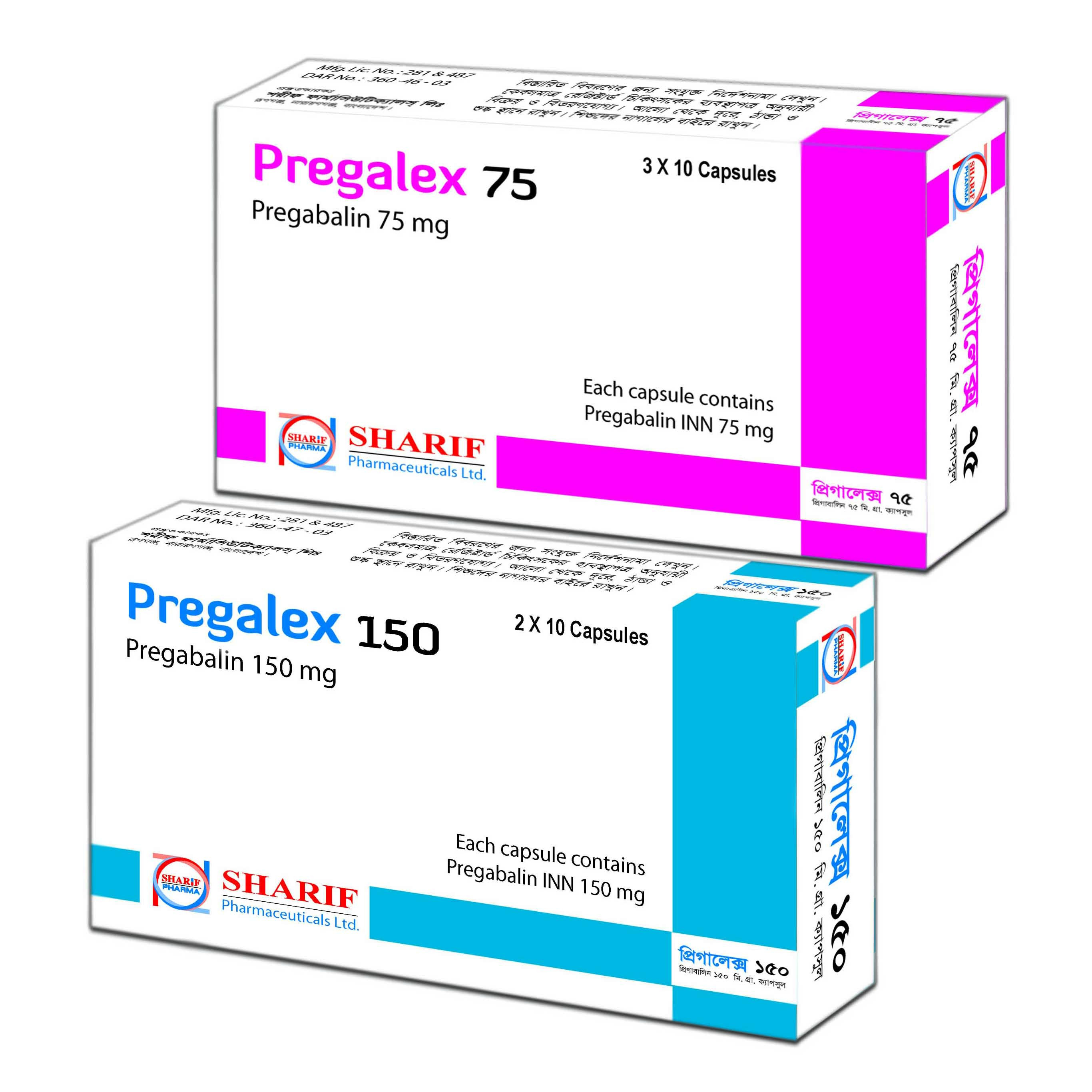 Pack Image: Pregalex 75 mg Capsule (3 x 10)