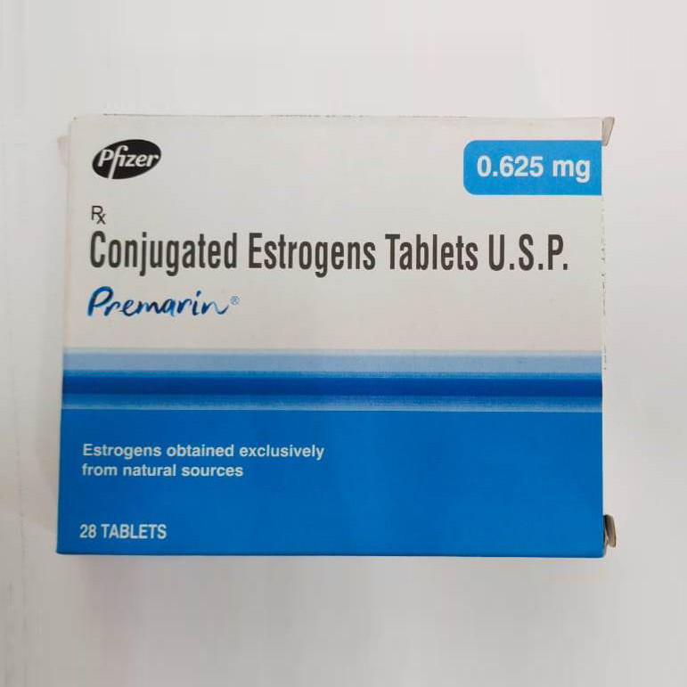Pack Image: Premarin 0.625 mg Tablet (1 x 28)