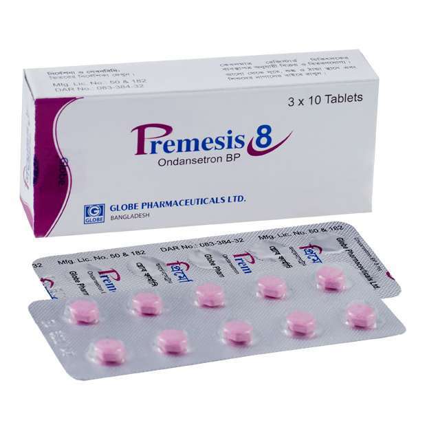 Pack Image: Premesis 8 mg Tablet (3 x 10)