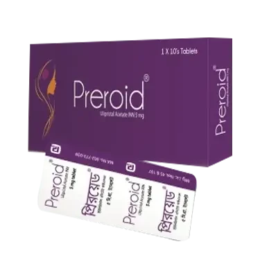Pack Image: Preroid 5 mg Tablet (1 x 10)