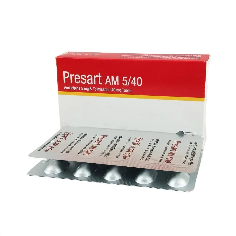 Pack Image: Presart AM 5 mg Tablet (3 x 10)