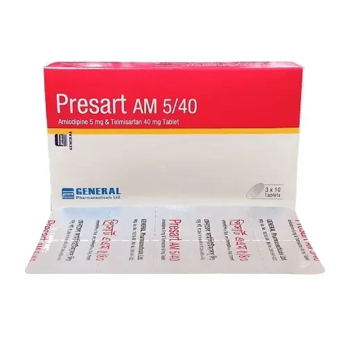 Pack Image: Presart AM 5 mg Tablet (3 x 10)